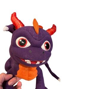 Skylanders 2012 Spyro The Purple Dragon Talking Plush Stuffed Animal Light Up